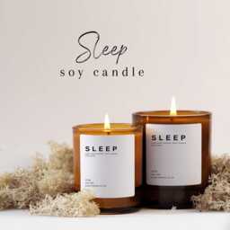 Sleep Soy Candles - Hand-Poured, All-Natural Scents For Relaxation & Bliss - thumbnail 1