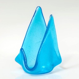 Fused Glass Votive, Candle Holder, Turquoise Hostess Gift, Wedding - thumbnail 4