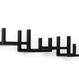 Toilet Paper Holder Wall Mounted Wooden Toilet Shelf For Rolls Bricks - thumbnail 2