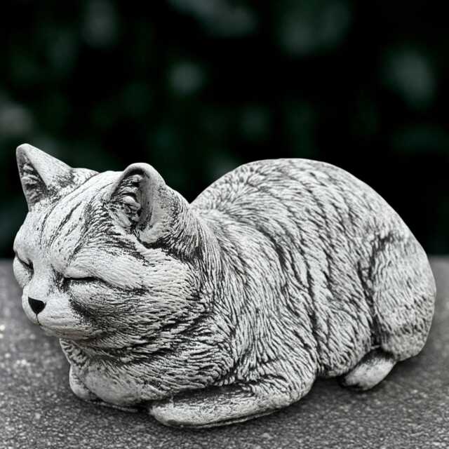 Garden Kitten Sculpture Concrete Kitty Statue Outdoor Cat Decoration Cement Pet Ornament Kitty Lover Gift Handmade Memorial Art - image 1