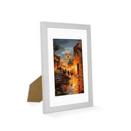 A1 A2 A3 A4 A5 Trendy Wall Art Picture Frames With Mount, Large Wall Art Photo Frame Gift For Family, Modern Thin Silver - thumbnail 2