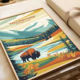 Yellowstone National Park Poster - Usa Travel Wall Art - thumbnail 3