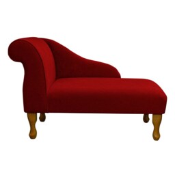 Handmade Mini Chaise Longue Plush Postbox Red Small Sofa - thumbnail 3