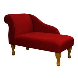 Handmade Mini Chaise Longue Plush Postbox Red Small Sofa - thumbnail 2
