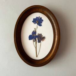 Brown Oval Frame Oval Picture For Embroidery Wooden Photo Size 3 ?? 5 4 X 6 7 8 10 Inches - thumbnail 4