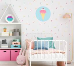 Just Add Sprinkles Wall Decals // Nursery Decal/Girls Room Decor Sprinkle Decals Colorful Kids - thumbnail 1