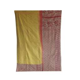 Vintage Kantha Quilt Reversible Patchwork Cotton Throw - 56x80 Inch - thumbnail 4