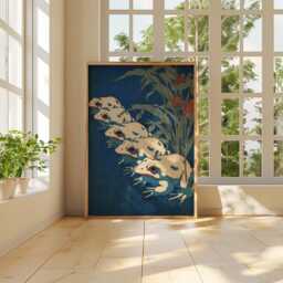 Japanese Frog Art Print, Ukiyo-E Style Illustration - thumbnail 4