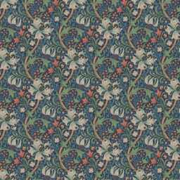Custom Made William Morris Golden Lily Jewel Blackout Lining Curtains 3 - thumbnail 3