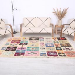 Moroccan Rug, Berber 5x8 Ft, Authentic Wool Rug - thumbnail 2