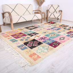 Moroccan Rug, Berber 5x8 Ft, Authentic Wool Rug - thumbnail 3