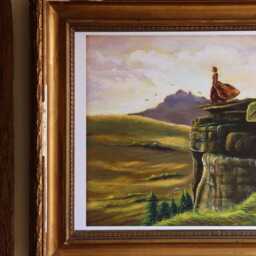 Lizzie On Top Of The World - Pride & Prejudice 2005 Elizabeth Bennet Inspired Oil Painting Print Jane Austen - thumbnail 3