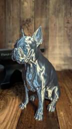 3D Printed Boston Terrier Statue Home Decor, Dog Memorial