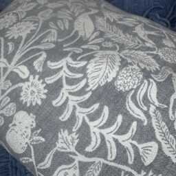"Rustic Woodland Pillow Cover - Grey Throw Sham, 12"" X 20" - thumbnail 2