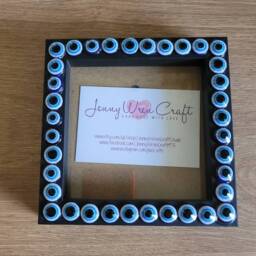 Turkish Evil Eye Square Photo Frame 4 X Inches - thumbnail 2