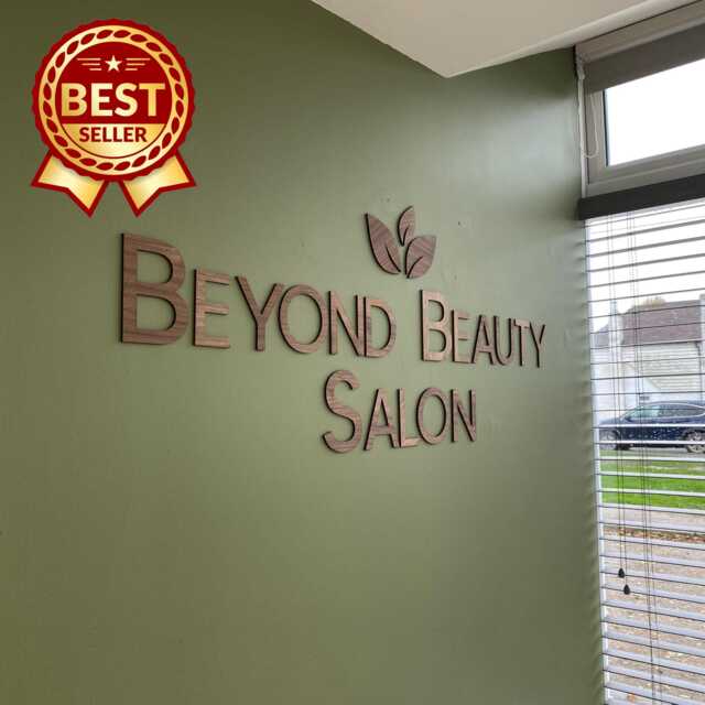 Custom Wood Floating Or Flat Letters & Logos, Wall Sign, Indoor Decor - image 1
