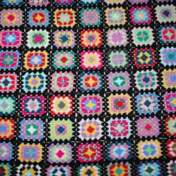 Crochet Blanket , Afgan Blanket, Multicolor Blanket, Free Shiping, Cover Bed, Color, Big - thumbnail 3