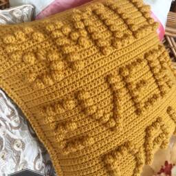 Smile Every Day Crochet Pillow/Cushion Cover PDF Pattern - Instant Download - 15 - thumbnail 2