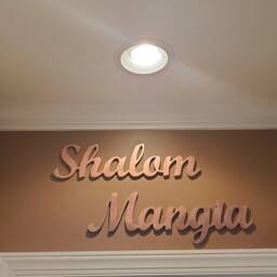 Mangia Sign, Italian Kitchen Decor, Rustic Wood Wall Art - thumbnail 3