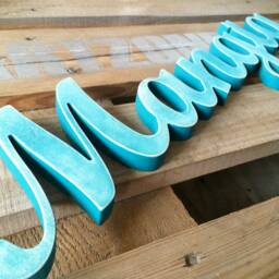 Mangia Sign, Italian Kitchen Decor, Rustic Wood Wall Art - thumbnail 2