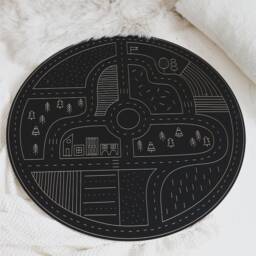Roadway Chalkboard, Children's Room Furnishings, Multifunctional Toy, Back To School Idea Gift, Wooden Eco Homeschooling Piece - thumbnail 2