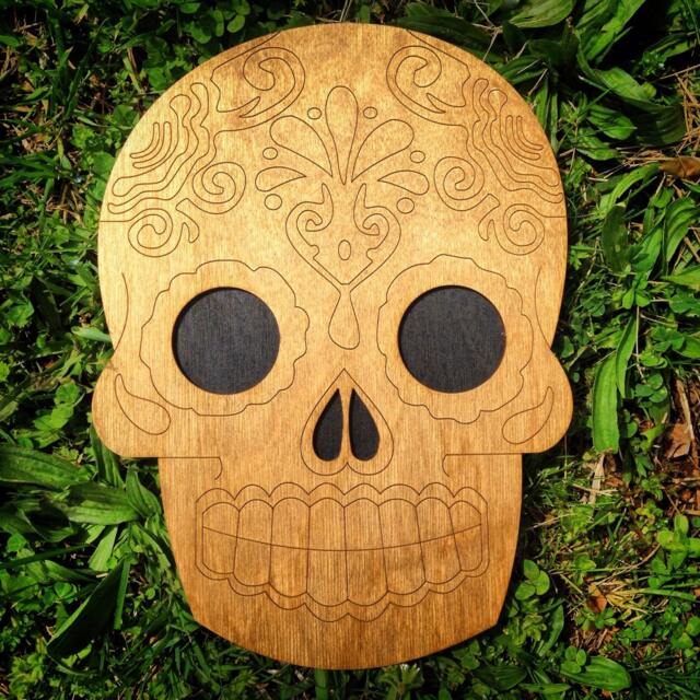 Mexican Sugar Skull - Day Of The Dead Wall Art - image 1