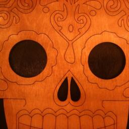 Mexican Sugar Skull - Day Of The Dead Wall Art - thumbnail 3