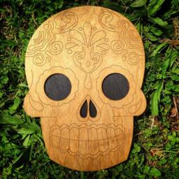 Mexican Sugar Skull - Day Of The Dead Wall Art - thumbnail 1