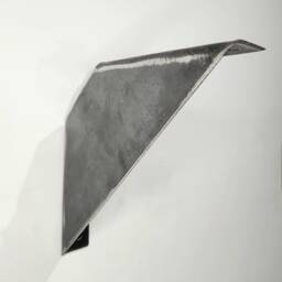 Industrial Shelf Brackets - Raw Steel Wall Support Heavy Duty Diy Shelving Hardware Handmade UK - thumbnail 3