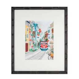 Bamboo Wood Picture Frame, Natural Or Dark Brown, Made To Order - thumbnail 4