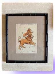 Bamboo Wood Picture Frame, Natural Or Dark Brown, Made To Order - thumbnail 1