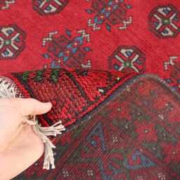 7x10 Ft Afghan Brand New Akhcha Handmade Rug, High Pile Rug Turkmen Bokhara Area Rug Living Room Rug, Tribal Bedroom Office - thumbnail 4