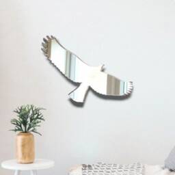 Eagle Acrylic Mirror Wall Art Personalized Engraving Options - thumbnail 3