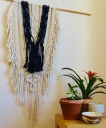 "Large Macrame Wall Hanging-Boho Hanging-Woven Hanging-Macrame On Sale-Santefe Decor-Woven Tapestry-Bohemian-""stella"