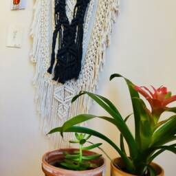 "Large Macrame Wall Hanging-Boho Hanging-Woven Hanging-Macrame On Sale-Santefe Decor-Woven Tapestry-Bohemian-""stella" - thumbnail 4