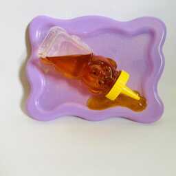 Honey Bear Wall Hanging/Dopamine Decor/ Maximalist Fake Food/ Food Pop Art/ Sculpture/ Funky Decor/Kitchen Decor - thumbnail 4