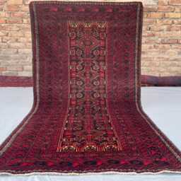 3x5 Sultani Accent Rug - Red & Yellow Tribal Design Hand-Knotted Wool Rug, Vegetable Dyed, Perfect For Living Room, Bedroom, Kids Room - thumbnail 2