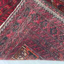 3x5 Sultani Accent Rug - Red & Yellow Tribal Design Hand-Knotted Wool Rug, Vegetable Dyed, Perfect For Living Room, Bedroom, Kids Room - thumbnail 4