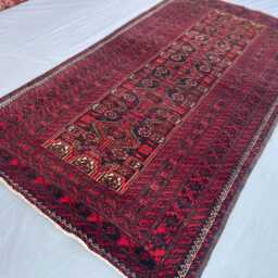 3x5 Sultani Accent Rug - Red & Yellow Tribal Design Hand-Knotted Wool Rug, Vegetable Dyed, Perfect For Living Room, Bedroom, Kids Room - thumbnail 3