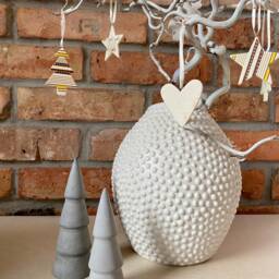 Concrete Fir Trees Set Of 2, Christmas Decoration, Advent Tree - thumbnail 3