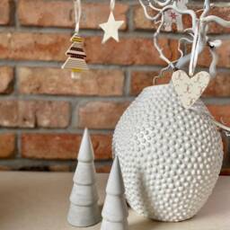 Concrete Fir Trees Set Of 2, Christmas Decoration, Advent Tree - thumbnail 2