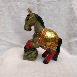 Green Jade Horse Figurine, Carved Gemstone Animals, Horse Statues, Spirit Christmas Gift, Home Office Decoratives, Cowboy