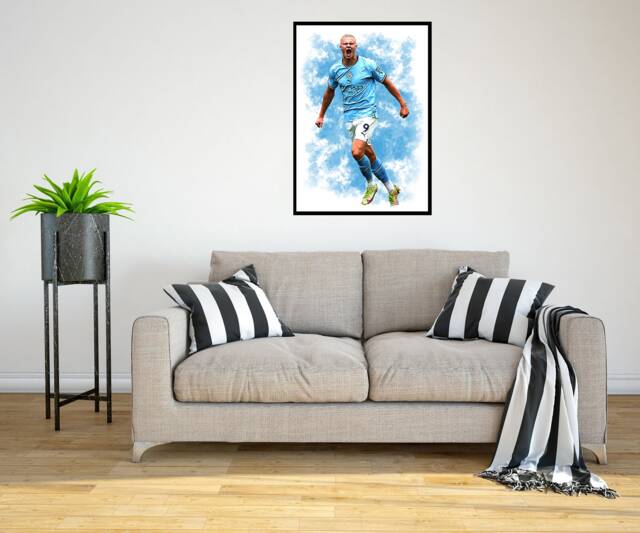 Erling Haaland 2022/23 Digital Art Print - On Foamex Board Or Photo Paper