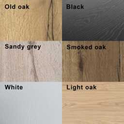 26cm , 28cm , 30cm, 33cm, 37cm, 40cm Deep Wall Shelves.white, Black Light Oak Colour, Smoked Oak, Various Lengths & Depths Or Customer Size - thumbnail 2