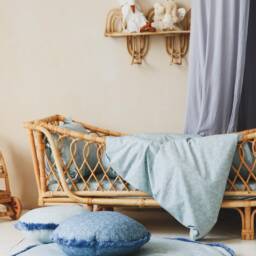 Blue Barberries - Fitted Sheet, Hoeslaken - thumbnail 4