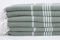 Personalized Turkish Towel 40x70'', Quick Dry Beach Towel, Dark Green Bath Bridesmaid Gift, Bachelorette Pool
