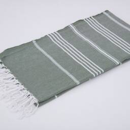 Personalized Turkish Towel 40x70'', Quick Dry Beach Towel, Dark Green Bath Bridesmaid Gift, Bachelorette Pool - thumbnail 3