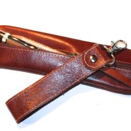 Leather Pencil Case Personalized Exam Gift Men's Custom - thumbnail 4