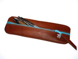 Leather Pencil Case Personalized Exam Gift Men's Custom