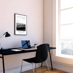 Auckland Cityscape Print Minimalist Travel Poster Art - thumbnail 3